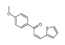 1-(4-Methoxyphenyl)-3-(2-thienyl)prop-2-en-1-one结构式