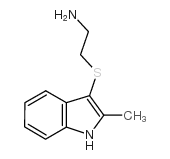 2-[(2-METHYL-1H-INDOL-3-YL)THIO]ETHANAMINE结构式