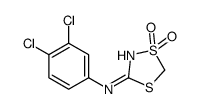 N-(3,4-dichlorophenyl)-1,1-dioxo-1,4,2-dithiazol-3-amine Structure