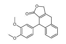 9-(3,4-Dimethoxyphenyl)-4,9-dihydronaphtho[2,3-c]furan-1(3H)-one结构式