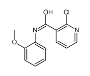 2-chloro-N-(2-methoxyphenyl)pyridine-3-carboxamide Structure