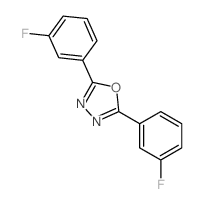 1,3,4-Oxadiazole,2,5-bis(3-fluorophenyl)-结构式