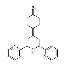 4-(2,6-dipyridin-2-yl-1H-pyridin-4-ylidene)cyclohexa-2,5-diene-1-thione Structure