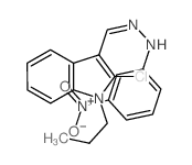 1H-Indole-3-carboxaldehyde,2-chloro-1-propyl-, 2-(3-nitrophenyl)hydrazone结构式