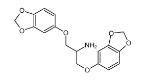 1,3-bis(1,3-benzodioxol-5-yloxy)propan-2-amine Structure