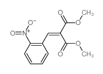 Propanedioic acid,2-[(2-nitrophenyl)methylene]-, 1,3-dimethyl ester structure