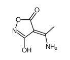 4-(1-aminoethylidene)-1,2-oxazolidine-3,5-dione结构式