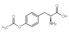 H-Tyr(Ac)-OH structure