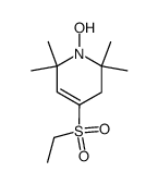 4-Ethylsulfonyl-1-hydroxy-2,2,6,6-tetramethyl-1,2,5,6-tetrahydropyridin Structure