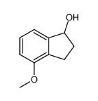 2,3-DIHYDRO-4-METHOXY-1H-INDEN-1-OL结构式