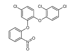 4-chloro-1-(2,4-dichlorophenoxy)-2-(2-nitrophenoxy)benzene Structure