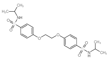 Benzenesulfonamide,4,4'-[1,2-ethanediylbis(oxy)]bis[N-(1-methylethyl)- (9CI)结构式