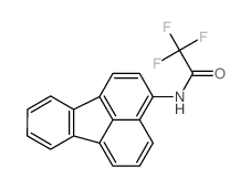 N-fluoranthen-3-yl-2,2,2-trifluoro-acetamide结构式