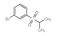 1-溴-3-(异丙基磺酰基)苯结构式