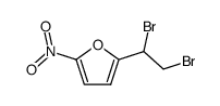 1,2-dibromo-1-(5-nitro-2-furyl)ethane Structure