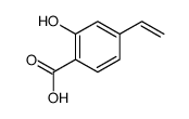 4-ethenyl-2-hydroxybenzoic acid Structure