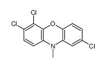 2,6,7-trichloro-10-methylphenoxazine Structure