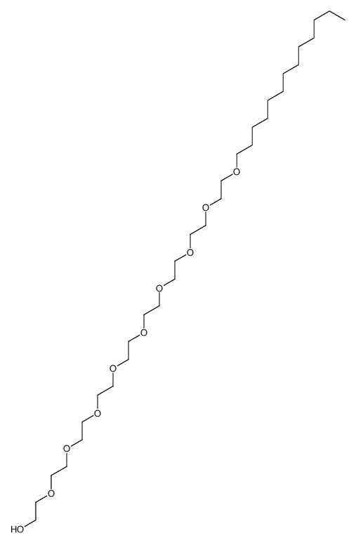 2-[2-[2-[2-[2-[2-[2-[2-(2-tridecoxyethoxy)ethoxy]ethoxy]ethoxy]ethoxy]ethoxy]ethoxy]ethoxy]ethanol Structure