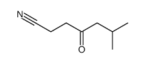 6-Methyl-4-oxoheptannitril结构式