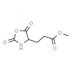 methyl 2,5-dioxooxazolidine-4-propionate structure