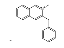 2-methyl-3-benzylisoquinolinium iodide结构式