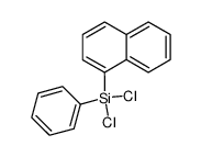 dichloro(1-naphthyl)phenylsilane结构式