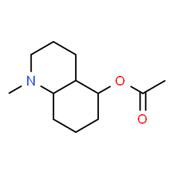 5-Quinolinol,decahydro-1-methyl-,acetate(8CI) structure