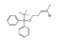 (4-bromo-4-fluorobut-3-enoxy)-tert-butyl-diphenylsilane Structure