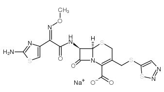 cefuzonam sodium Structure