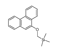 9-phenanthryl (trimethylsilyl)methyl ether结构式