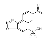 7-nitronaphth[1,2-d][1,2,3]oxadiazole-5-sulphonic acid结构式