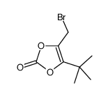 4-(bromomethyl)-5-tert-butyl-1,3-dioxol-2-one Structure