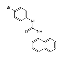 Urea, N-(4-bromophenyl)-N'-1-naphthalenyl结构式