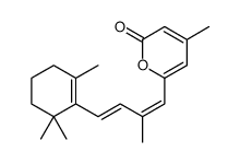 (E,E)-6-α-Ionylidene-4-methylpyran-2-one Structure