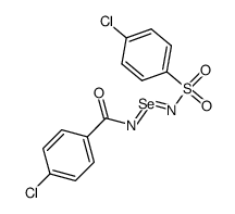 N-p-chlorophenylsulfonyl-N'-chlorobenzoylselenium diimide Structure