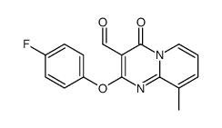 2-(4-Fluorophenoxy)-9-methyl-4-oxo-4H-pyrido[1,2-a]pyrimidine-3-c arbaldehyde Structure