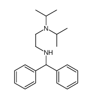 N-benzhydryl-N',N'-di(propan-2-yl)ethane-1,2-diamine结构式