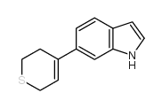 6-(3,6-Dihydro-2H-thiopyran-4-yl)-1H-indole结构式