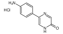 5-(4-aminophenyl)-1H-pyrazin-2-one,hydrochloride Structure