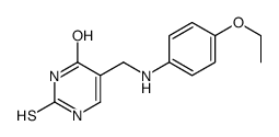 5-[(4-ethoxyanilino)methyl]-2-sulfanylidene-1H-pyrimidin-4-one Structure