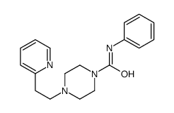 N-phenyl-4-(2-pyridin-2-ylethyl)piperazine-1-carboxamide Structure