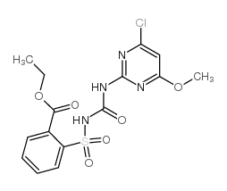 氯嘧磺隆结构式