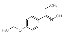 1-(4-Ethoxyphenyl)-1-propanone oxime structure