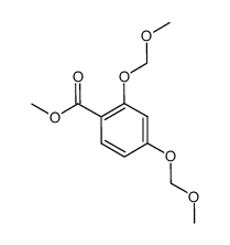 methyl 2,4-dimethoxymethyloxybenzoate结构式