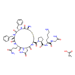 Felypressin acetate Structure