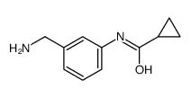 N-[3-(aminomethyl)phenyl]cyclopropanecarboxamide Structure