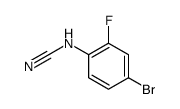 (4-bromo-2-fluorophenyl)cyanamide Structure