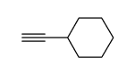 2-cyclohexylacetylene Structure