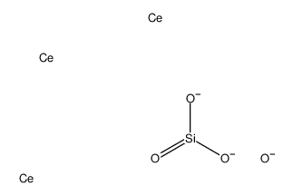 cerium(4+) silicate(3:2) Structure