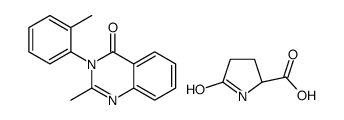 5-oxo-L-proline, compound with 2-methyl-3-(o-tolyl)quinazolin-4(3H)-one (1:1) structure